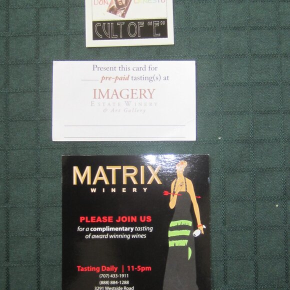VINEYARD COLLECTIBLES - 17 pc. lot, California, Imagery, Matrix, Simi, St Supery - Picture 3 of 6